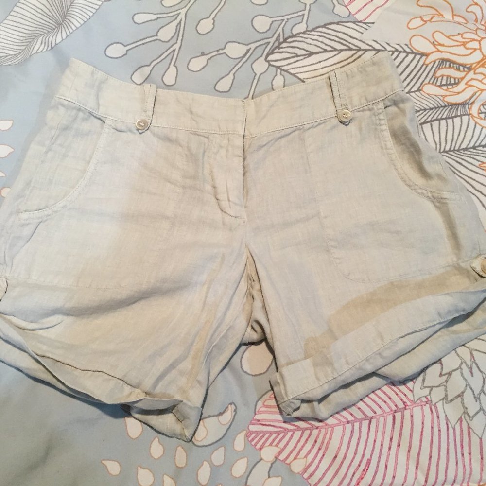 Linen J Crew Shorts
